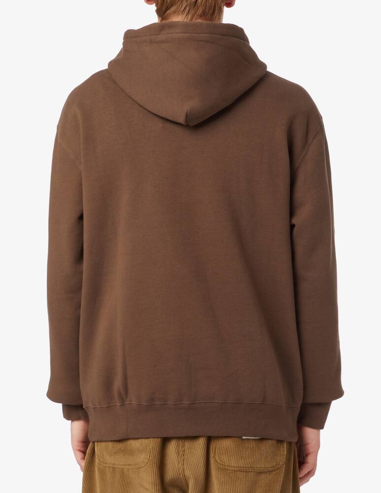 rinascente Huf Sun god patch hoodie - Brown