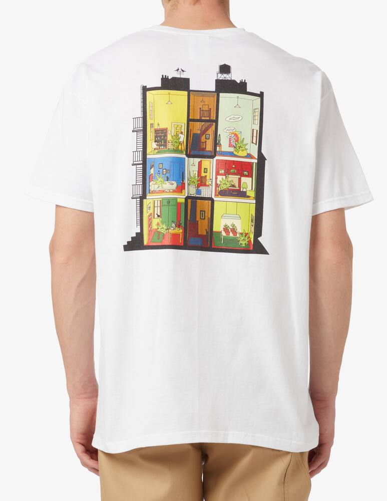 rinascente Huf At home back t-shirt - White