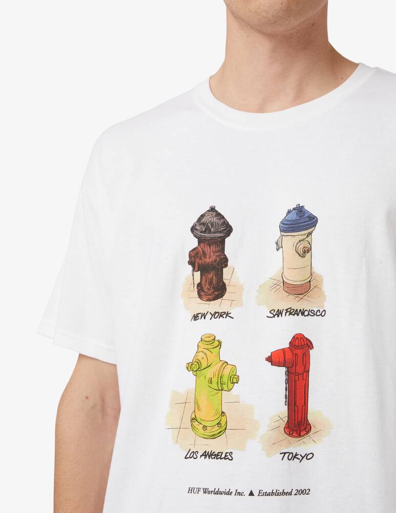 rinascente Huf Maglietta all cities - Bianco