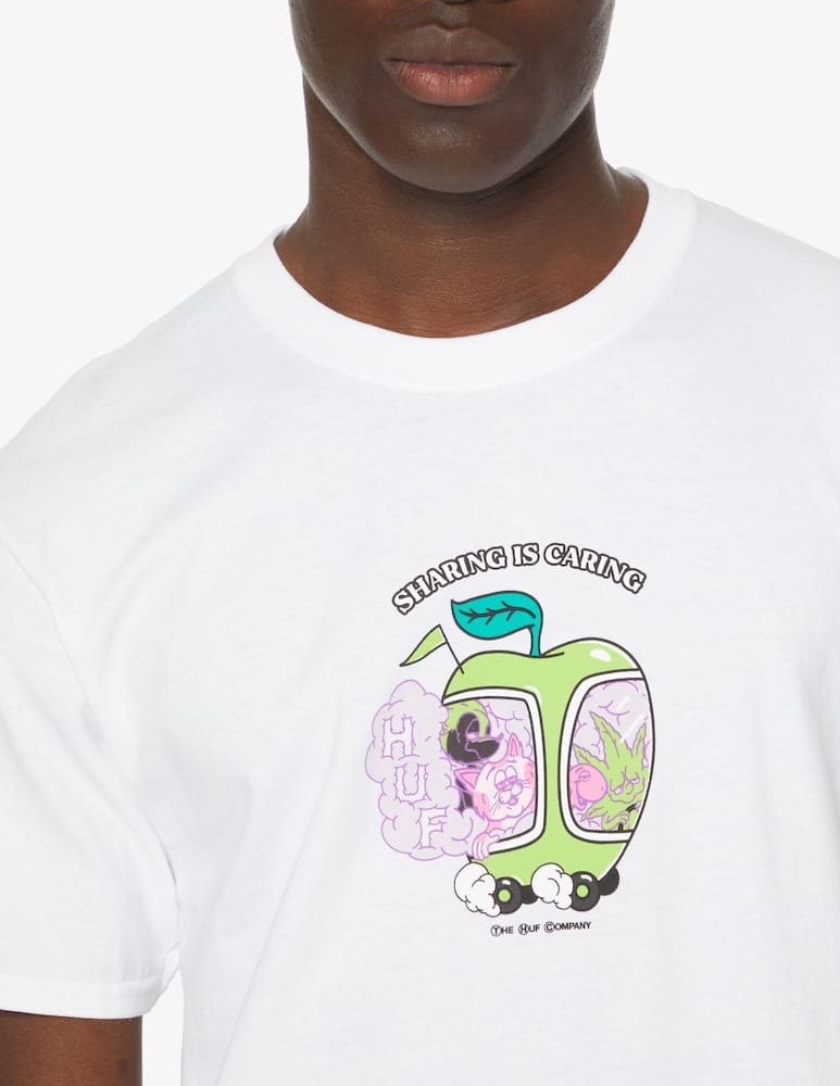 rinascente Huf T-shirt sharing car - White