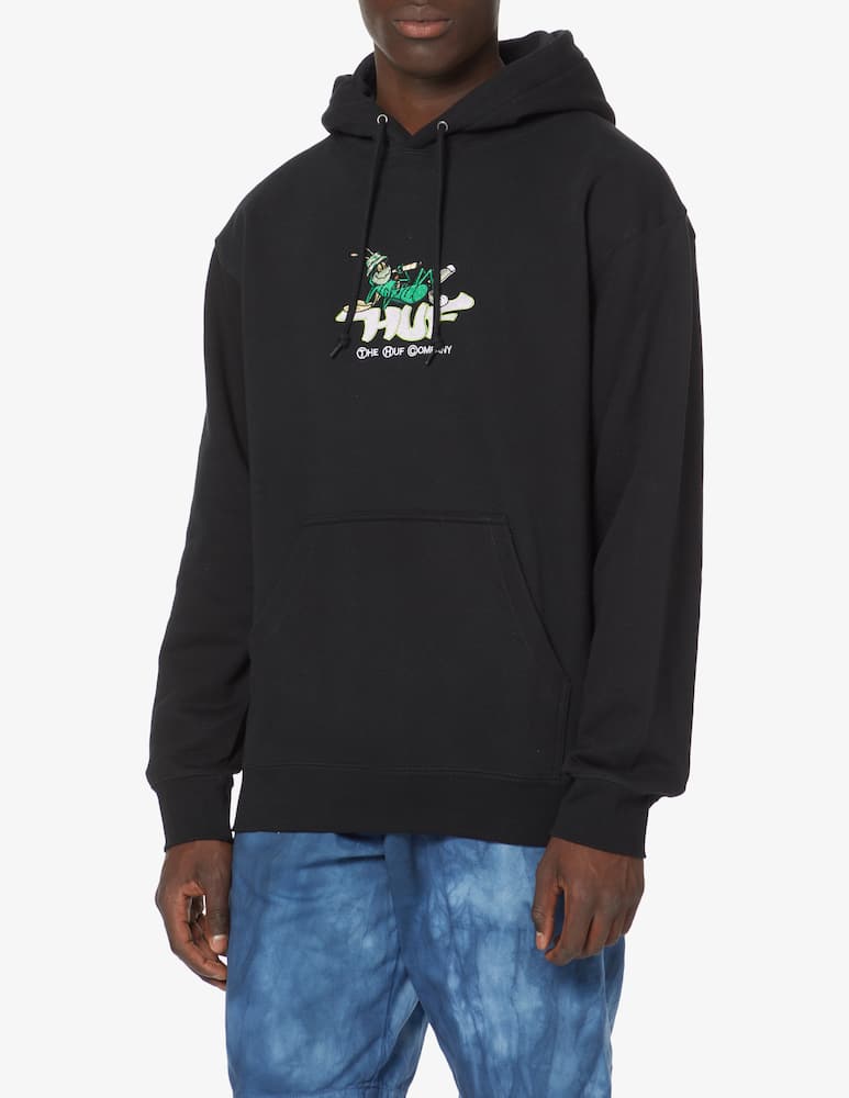 Huf Hoodie grasshopper - Black - picture 1 Huf Hoodie grasshopper - Black - picture 1