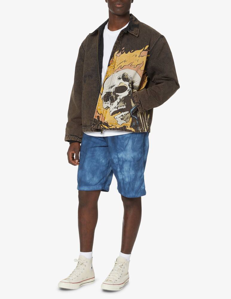 rinascente Huf Work denim jacket ghost rider - Black