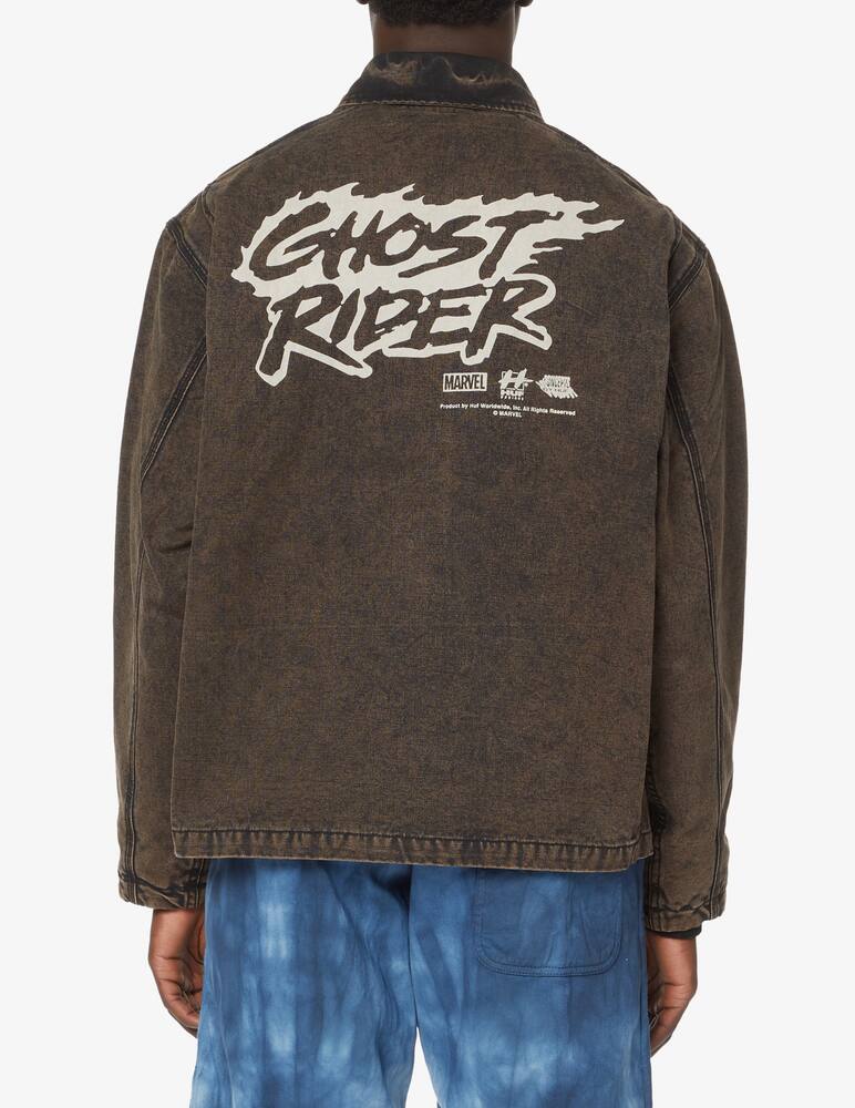 rinascente Huf Work denim jacket ghost rider - Black