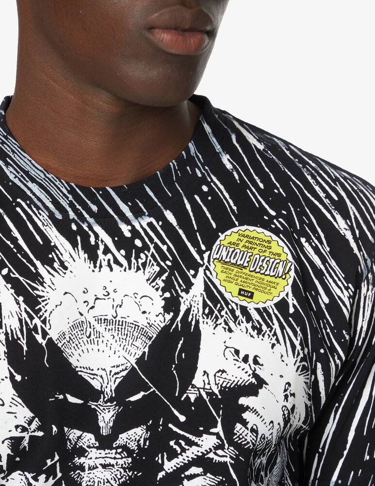 rinascente Huf Maglietta manica corta wolverine rain - Nero