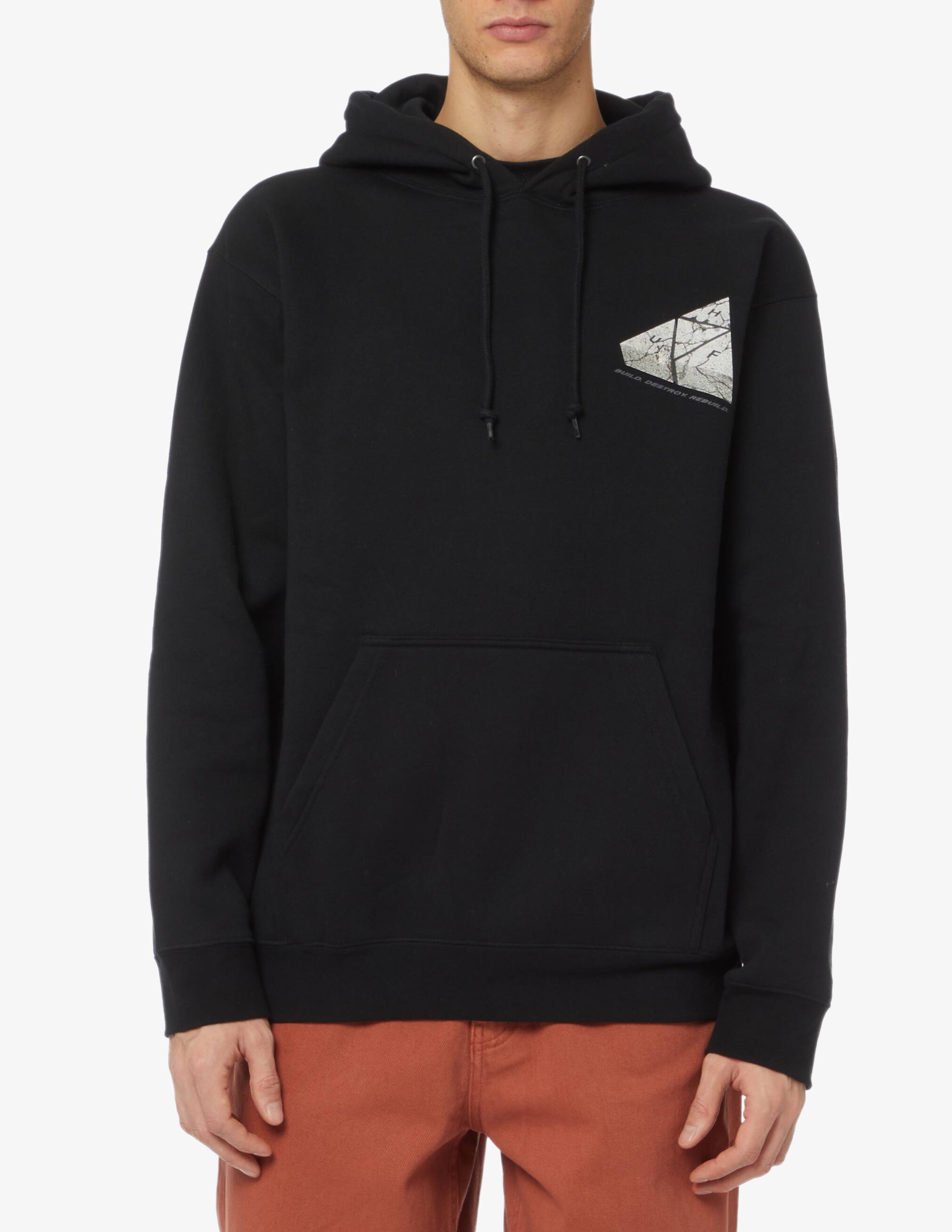 felpa nera huf