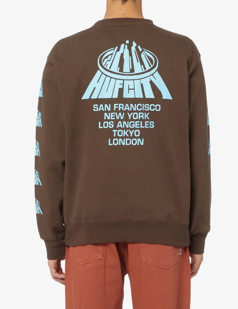 rinascente Huf Felpa girocollo city back 