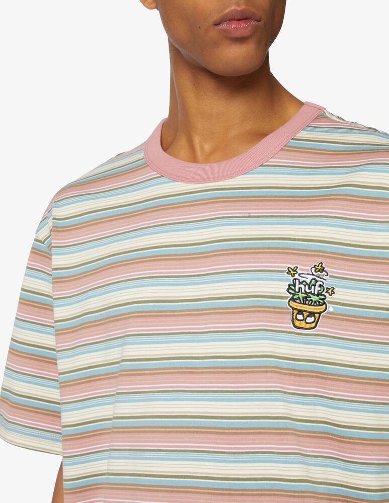 rinascente Huf Pot head striped knit top