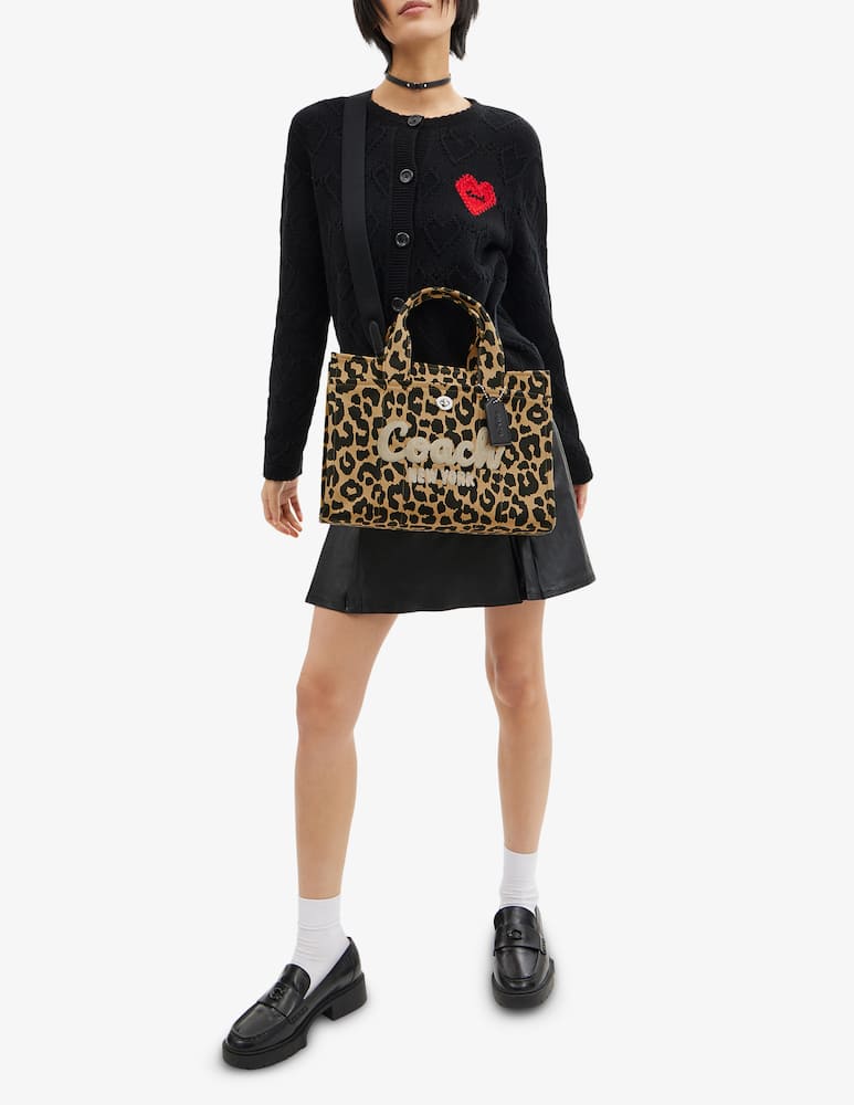 rinascente COACH Borsa shopper cargo leopardata