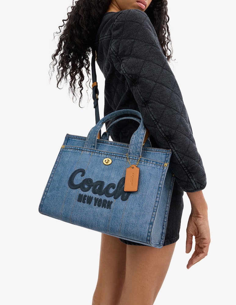 rinascente COACH Denim cargo tote bag