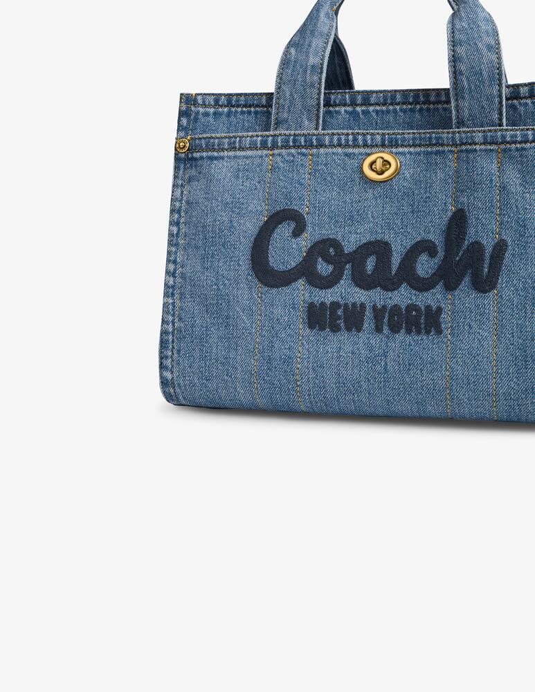 rinascente COACH Denim cargo 26 tote bag