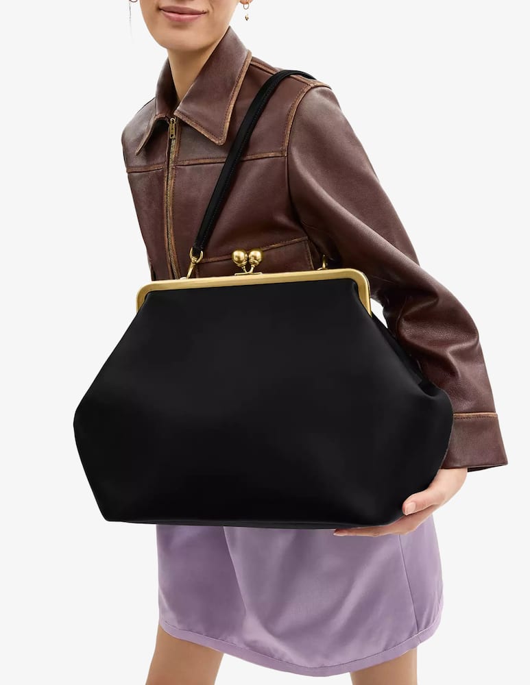 rinascente COACH Glovetanned kisslock bag