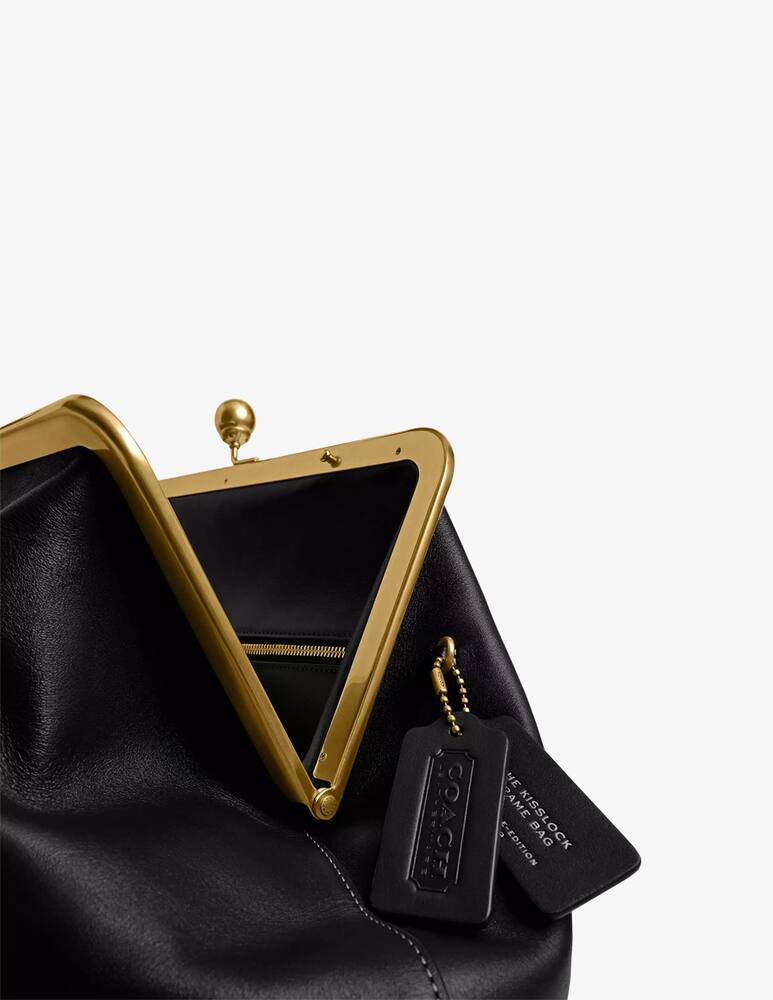 rinascente COACH Glovetanned kisslock bag