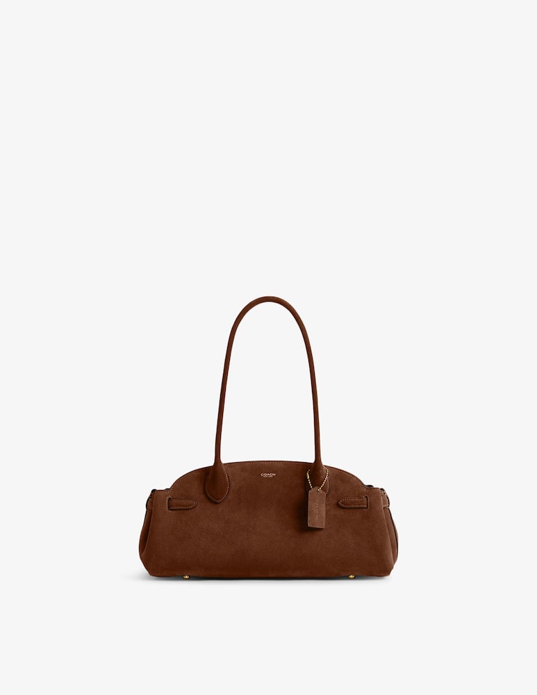 rinascente COACH Empire 24 suede shoulder bag