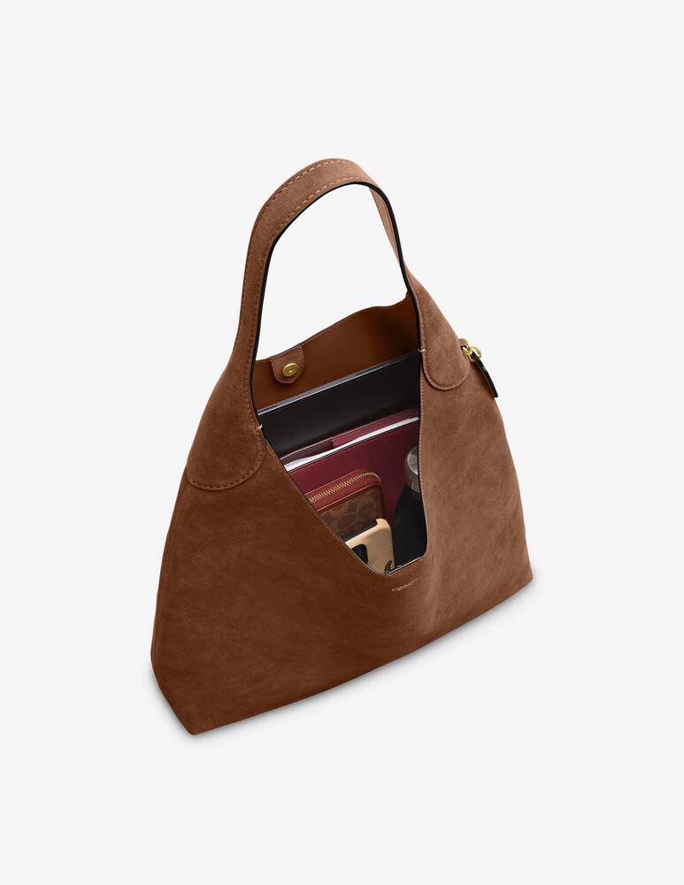 rinascente COACH Brooklyn 39 suede tote bag