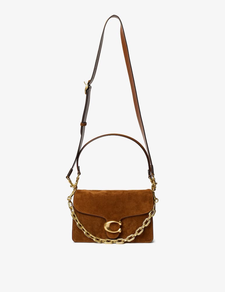rinascente COACH Chain Tabby suede bag