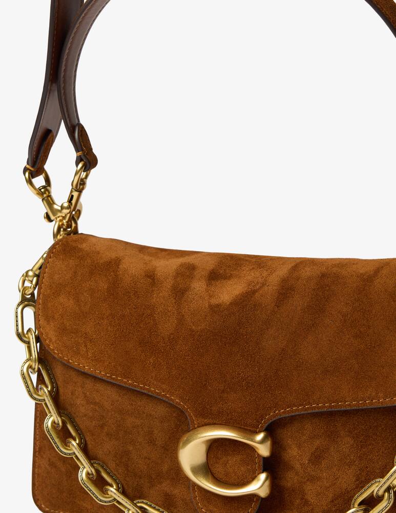 rinascente COACH Chain Tabby suede bag