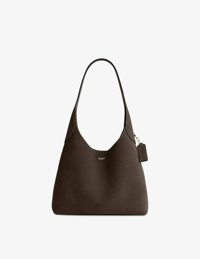 rinascente COACH Brooklyn 28 suede shoulder bag