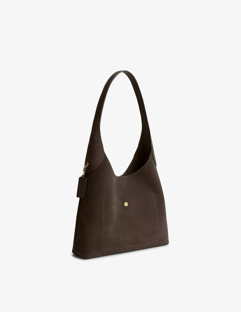 rinascente COACH Brooklyn 28 suede shoulder bag