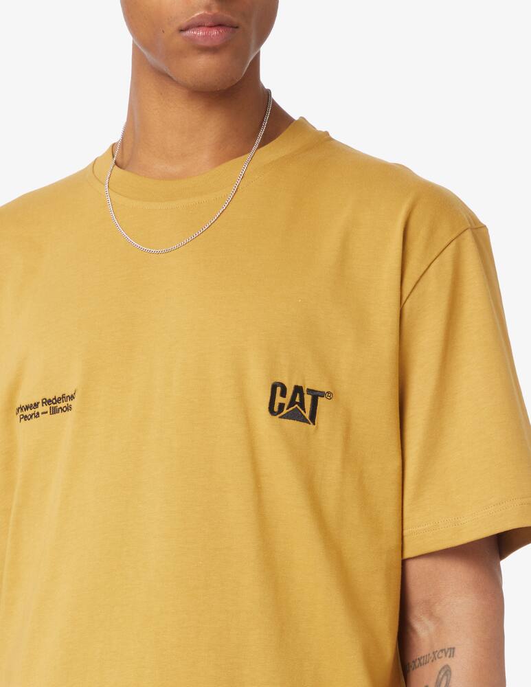 rinascente Caterpillar Maglietta manica corta mini logo 