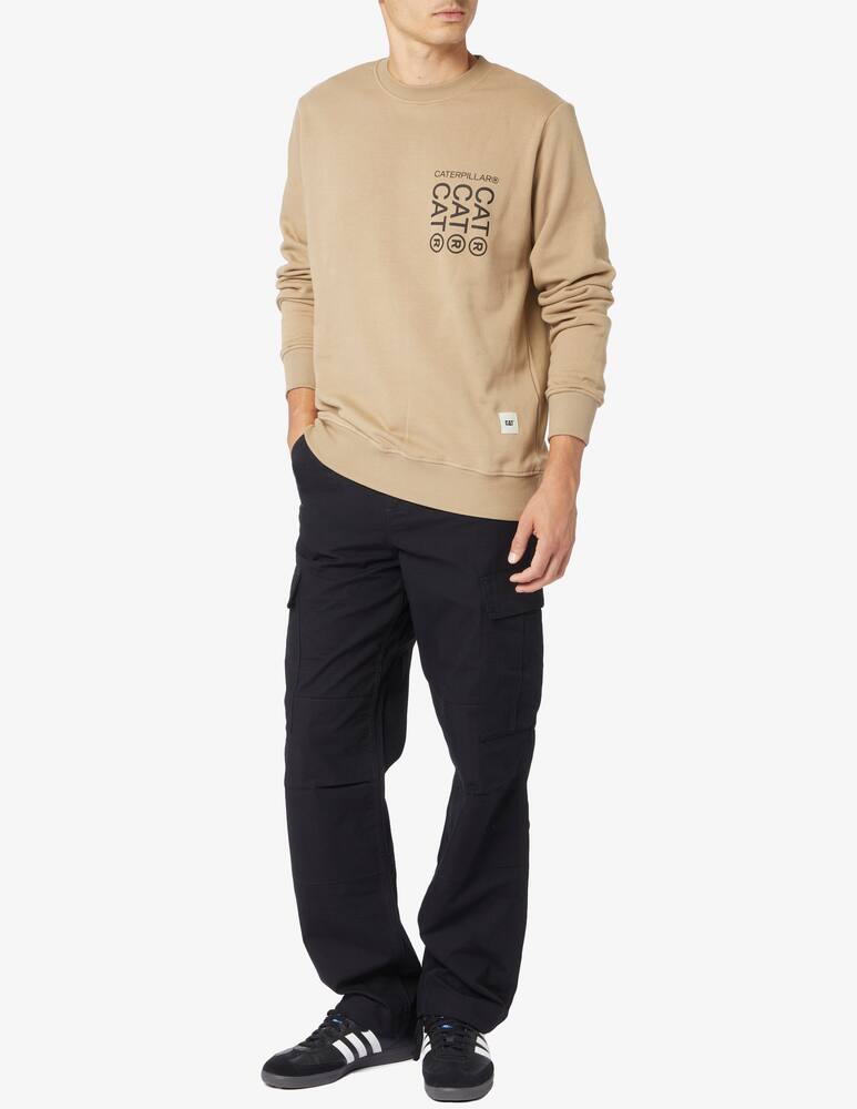 rinascente Caterpillar Felpa girocollo tip up logo