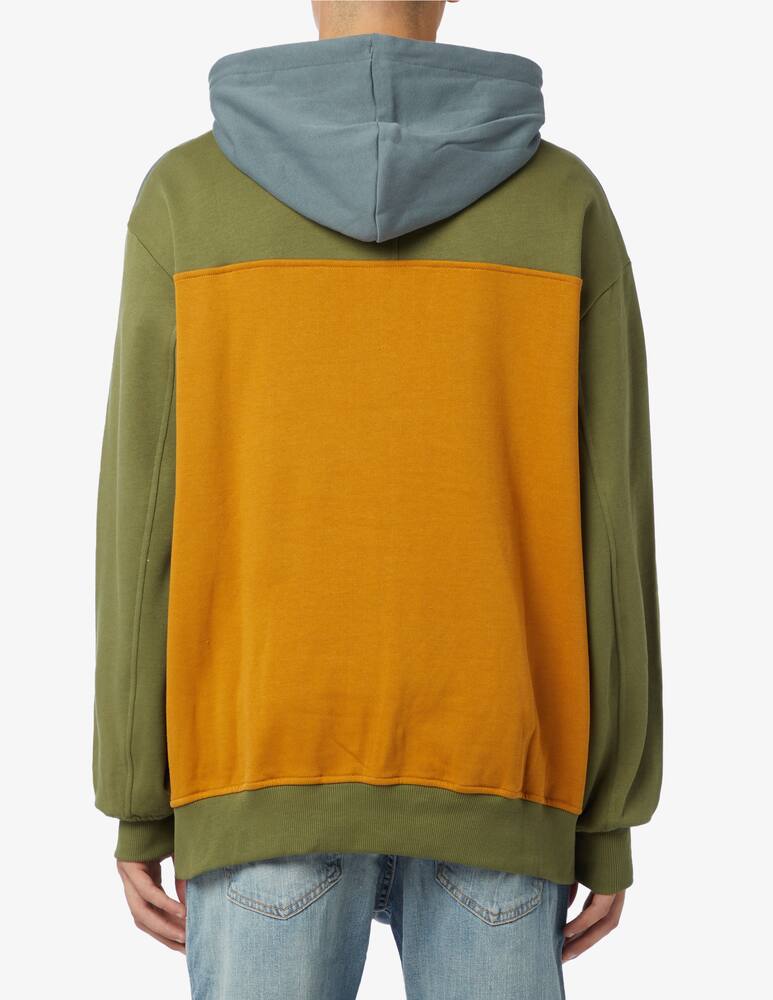 rinascente Caterpillar Hoodie tricolor