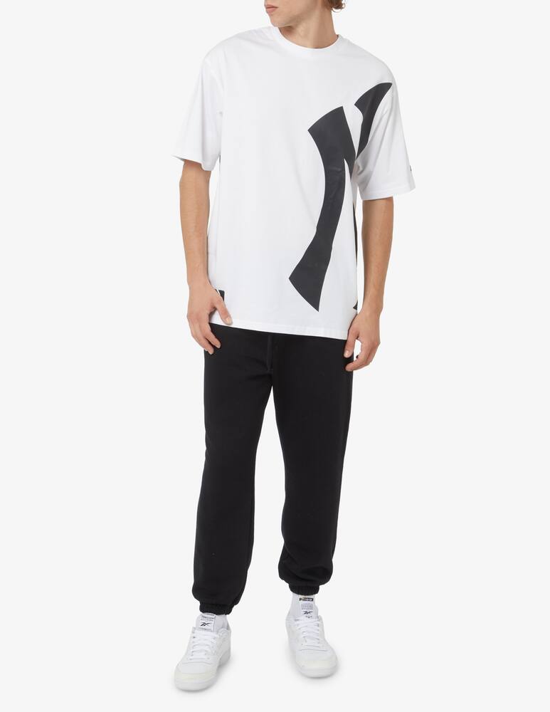 rinascente New Era Half logo oversized t-shirt - White