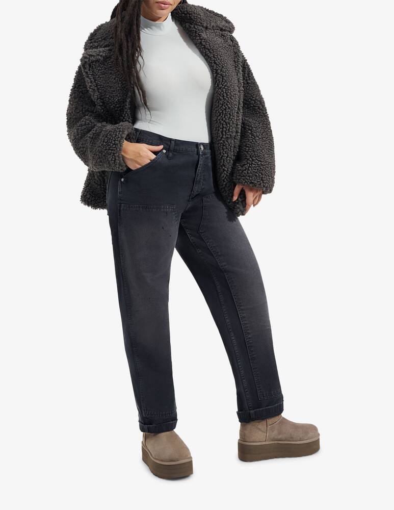 rinascente UGG Gertrude short teddy coat
