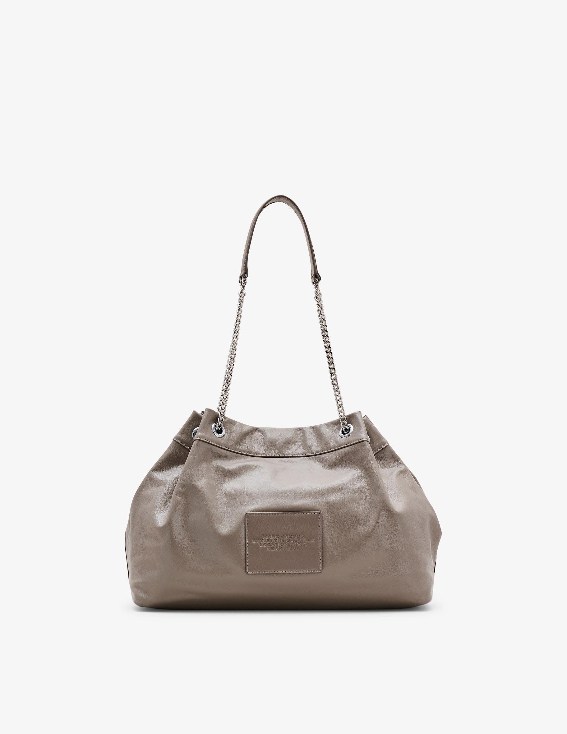 MARC JACOBS THE SACK BAG シルバー　新作　新品 Marc Jacobs The Metallic Leather Mini Sack Bag | Neiman Marcus