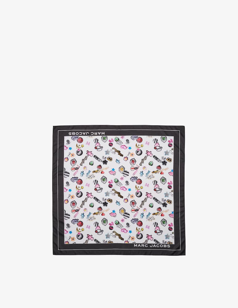 Marc Jacobs Sticker print scarf - picture 1 Marc Jacobs Sticker print scarf - picture 1