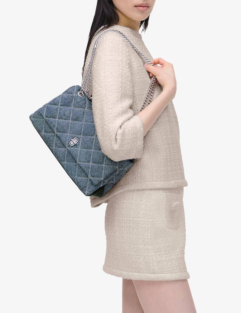 rinascente Marc Jacobs Quilted denim shoulder bag