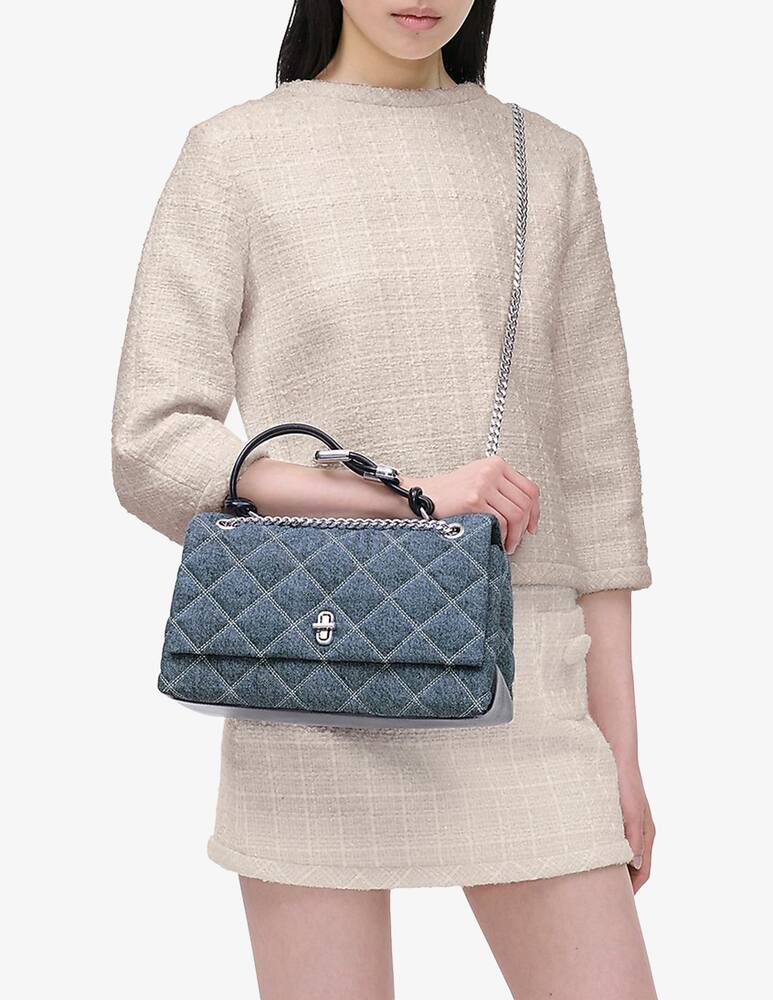rinascente Marc Jacobs Quilted denim shoulder bag