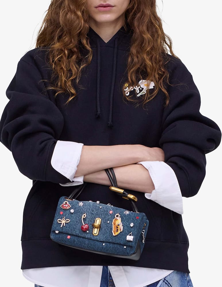 Marc Jacobs Mini denim charm shoulder bag - picture 2 Marc Jacobs Mini denim charm shoulder bag - picture 2