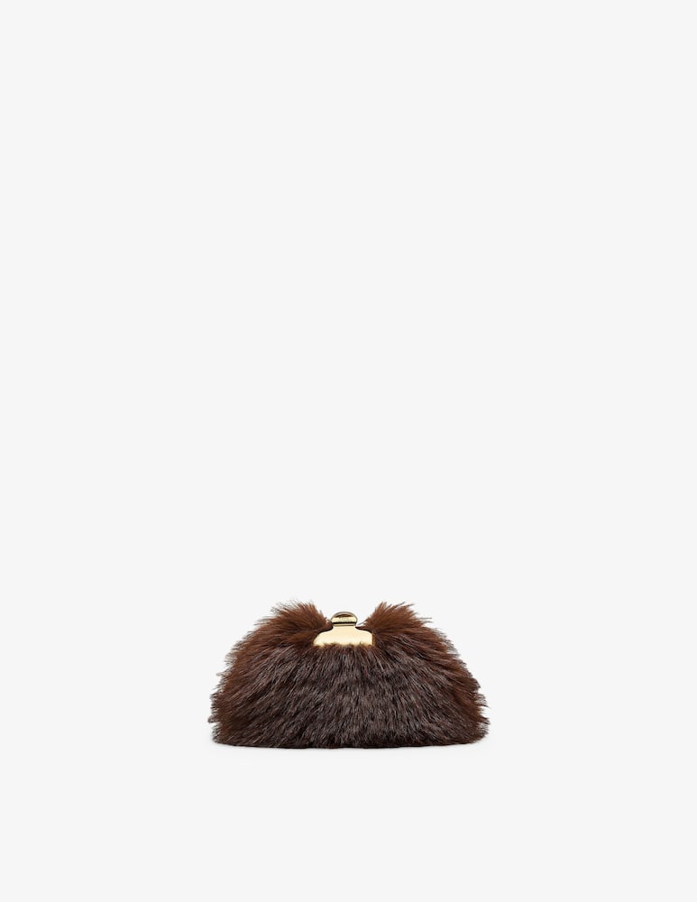 Marc Jacobs Faux fur claw clip clutch - picture 1 Marc Jacobs Faux fur claw clip clutch - picture 1