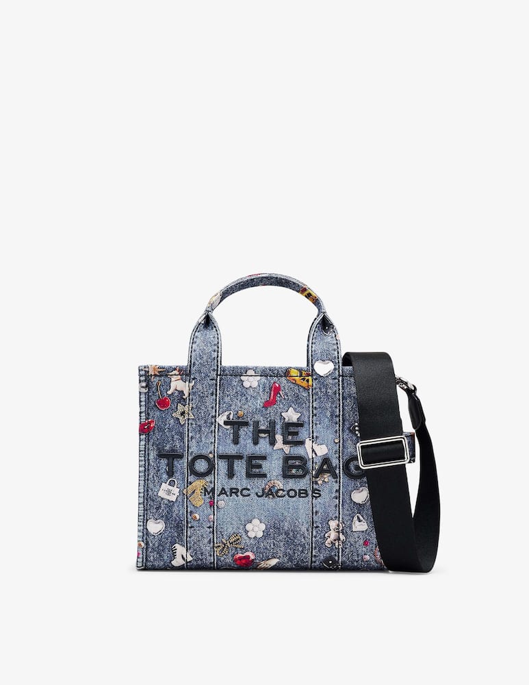 rinascente Marc Jacobs The Small tote denim charms
