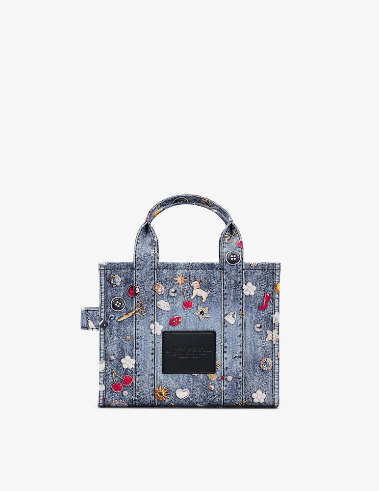 rinascente Marc Jacobs The Small tote denim charms