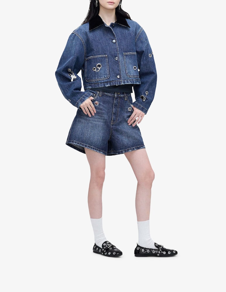 rinascente Marc Jacobs Grommet denim utility jacket