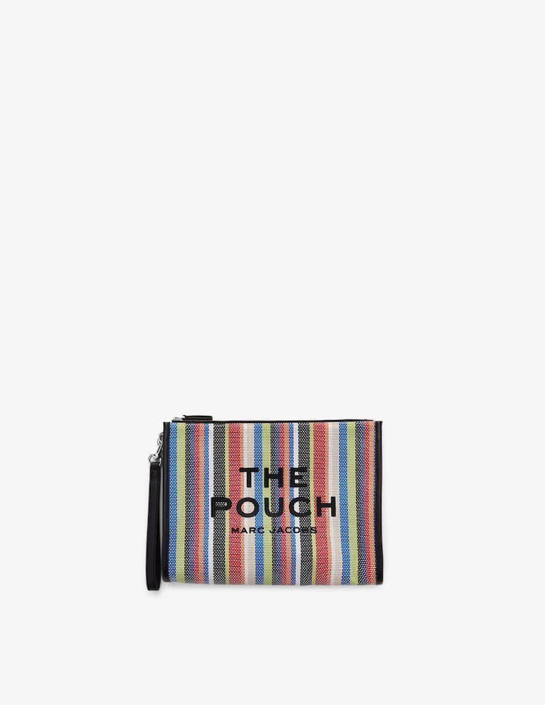rinascente Marc Jacobs Stripe mesh pouch