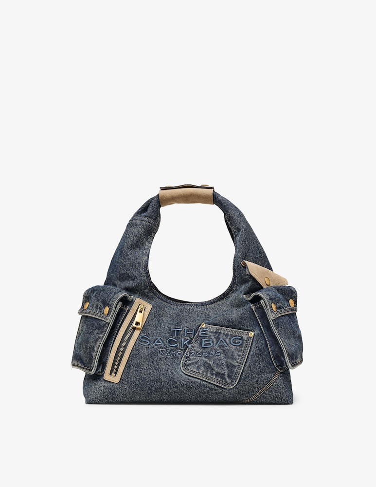 rinascente Marc Jacobs Denim pocket shoulder bag
