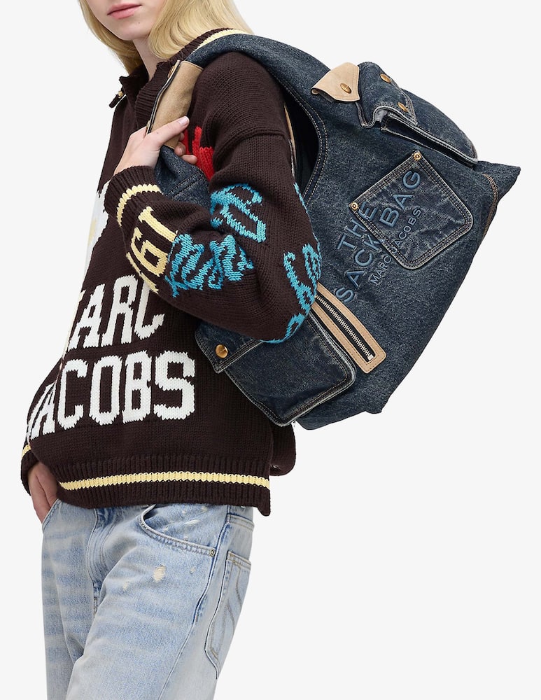 rinascente Marc Jacobs Denim pocket shoulder bag