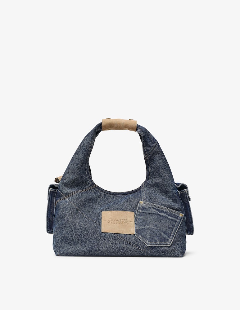 rinascente Marc Jacobs Denim pocket shoulder bag