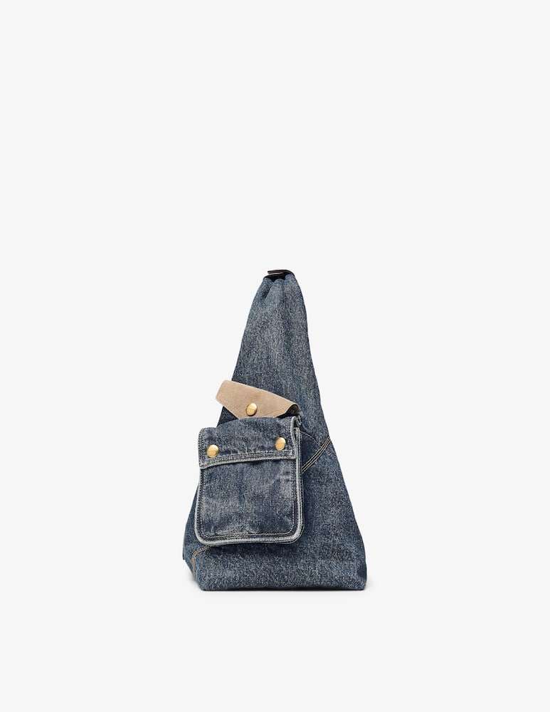 rinascente Marc Jacobs Denim pocket shoulder bag