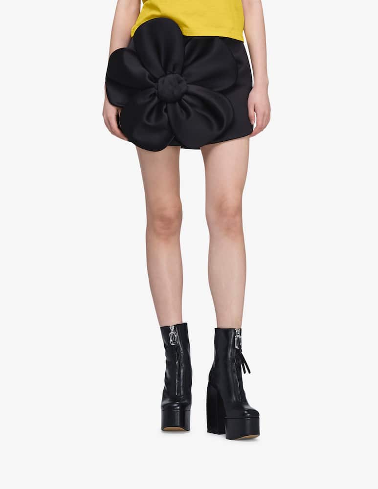 rinascente Marc Jacobs Gonna satinata con fiore