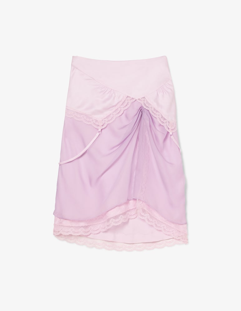 Marc Jacobs Gonna satinata a strati - immagine 4 Marc Jacobs Gonna satinata a strati - immagine 4