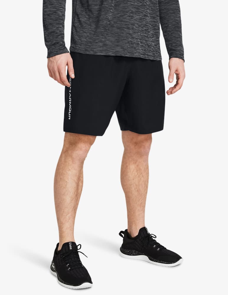Under Armour Pantaloncino woven scritta verticale - immagine 1 Under Armour Pantaloncino woven scritta verticale - immagine 1