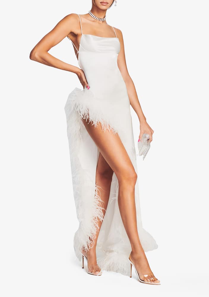 Retrofete Priscilla feather dress - picture 1 Retrofete Priscilla feather dress - picture 1