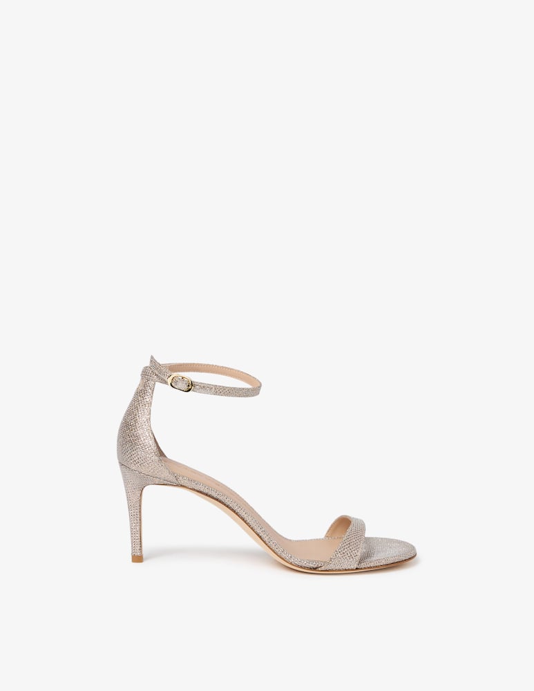 Stuart Weitzman Sandali con tacco cristalli Nudist - immagine 1 Stuart Weitzman Sandali con tacco cristalli Nudist - immagine 1