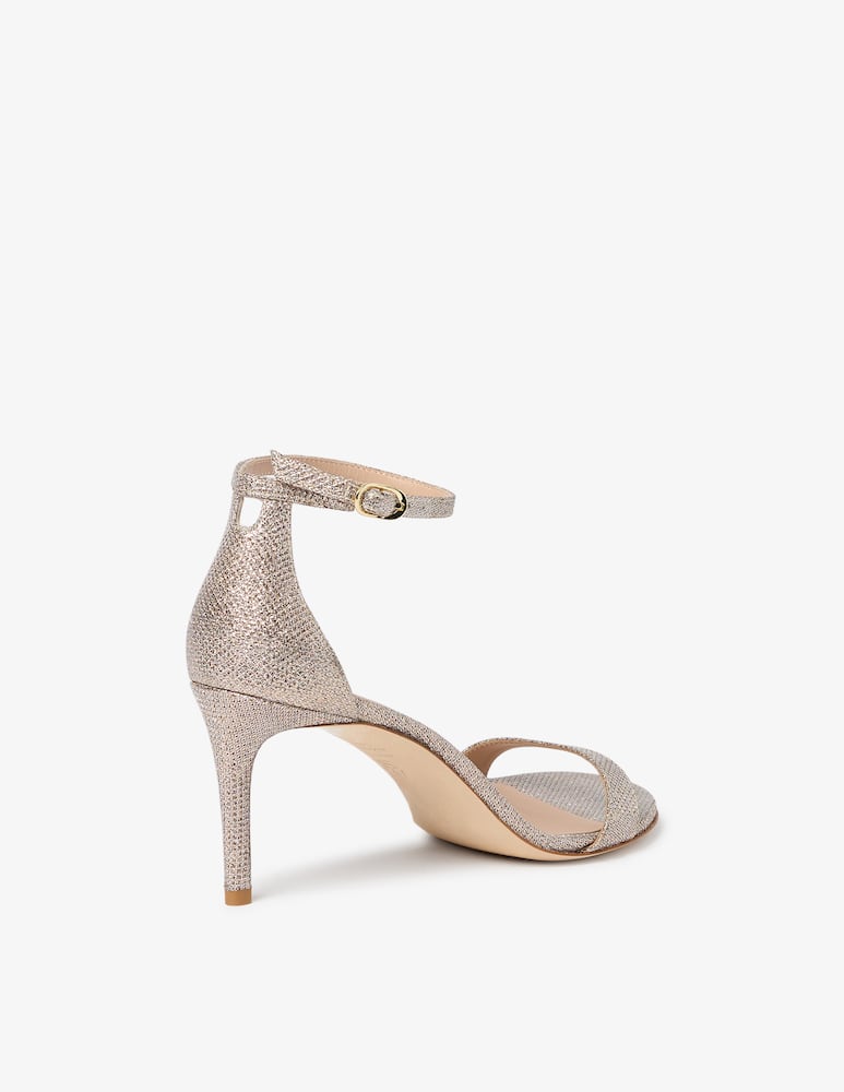 Stuart Weitzman Sandali con tacco cristalli Nudist - immagine 4 Stuart Weitzman Sandali con tacco cristalli Nudist - immagine 4
