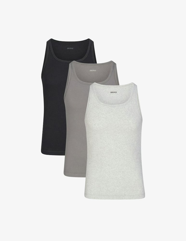 SKIMS Canotta a costine 3 pack - immagine 1 SKIMS Canotta a costine 3 pack - immagine 1