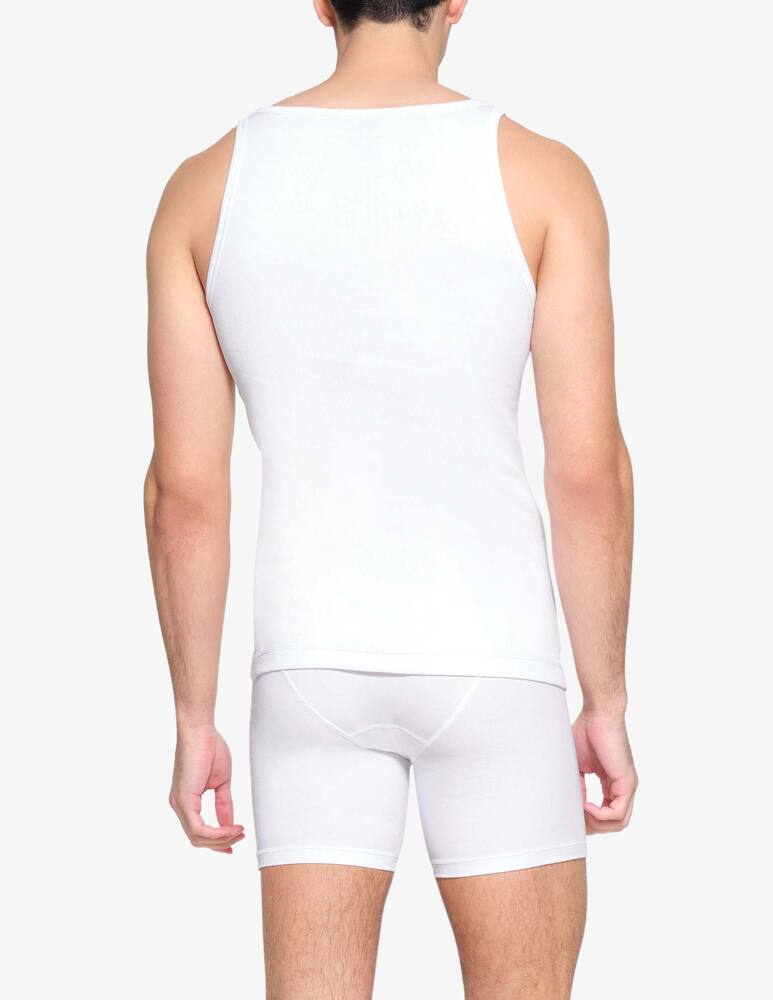 rinascente SKIMS Canotta in cotone a coste 3 pezzi