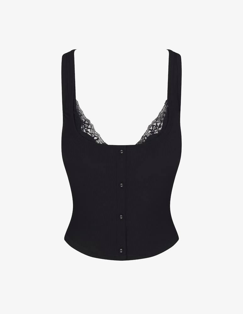 SKIMS Tank with lace bralette - picture 4 SKIMS Tank with lace bralette - picture 4